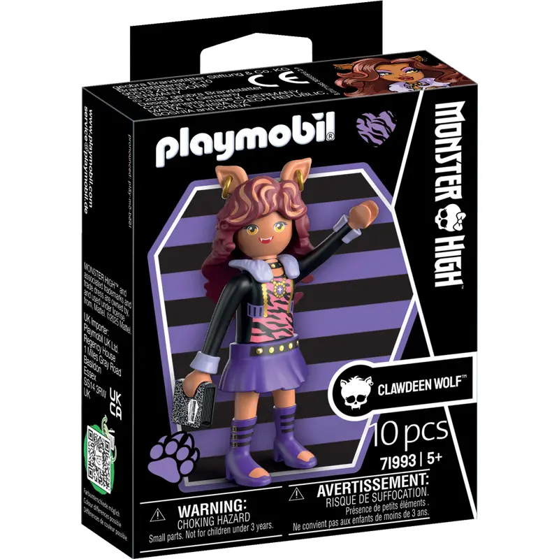 Spielsimulations-Set Clawdeen Wolf Monster High Playmobil