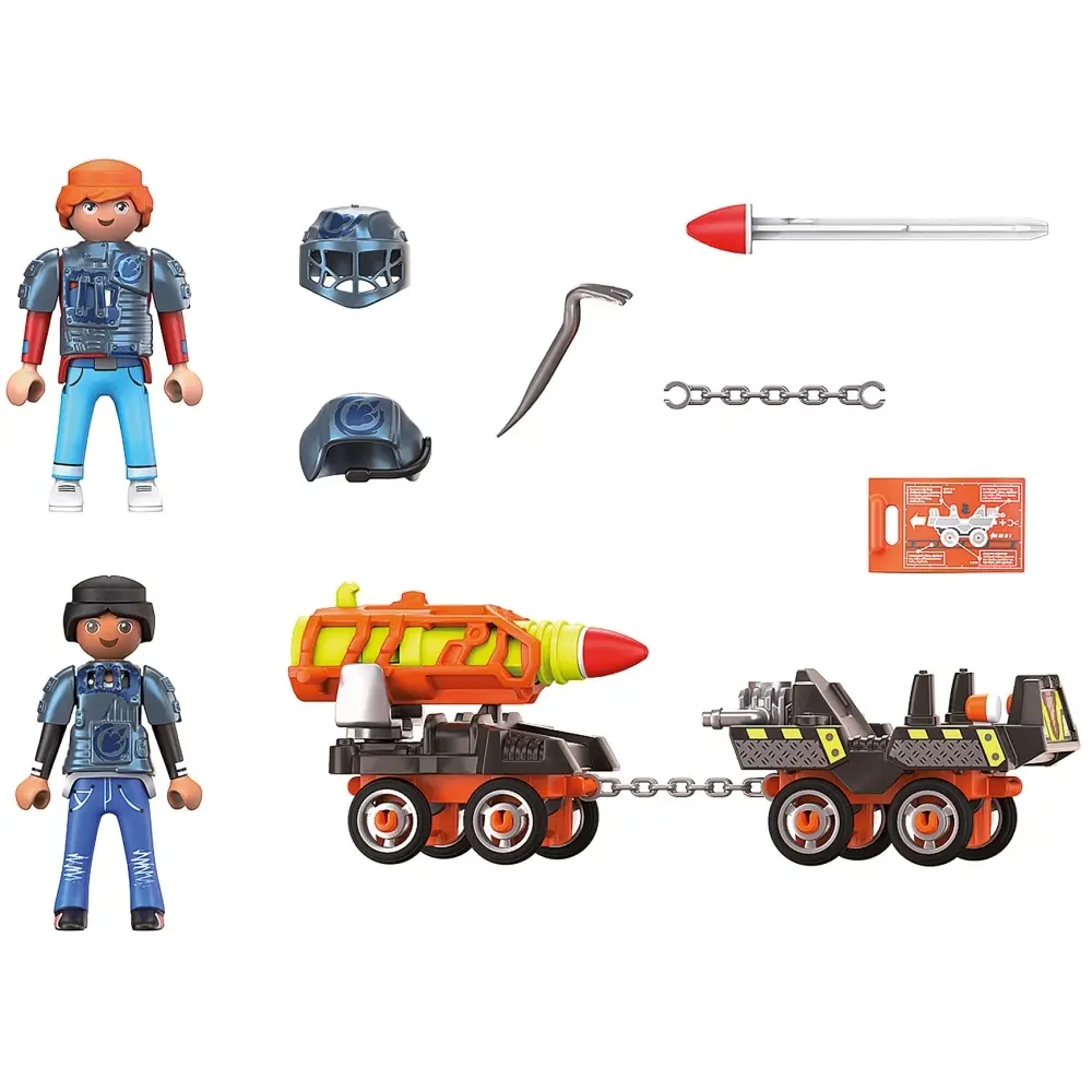 Raketen-LKW Playmobil Dino Mine