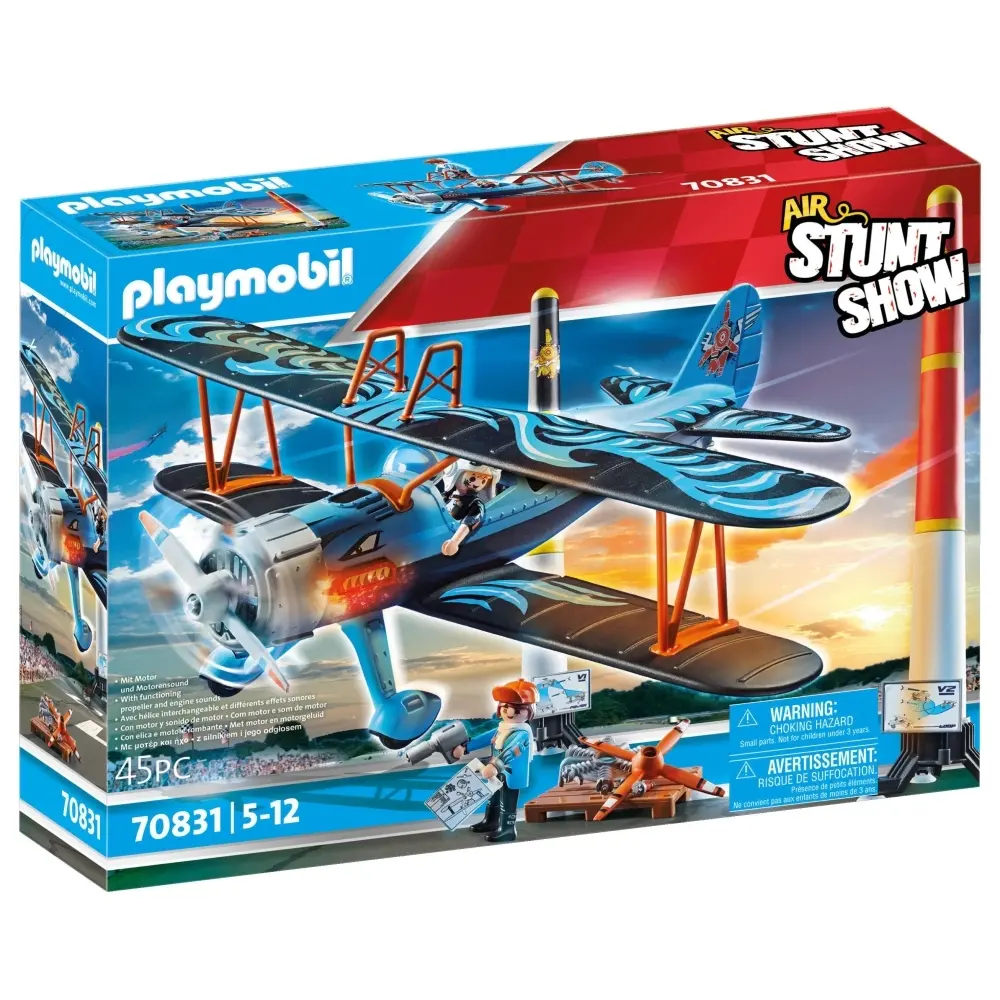 Spielzeugflugzeug Playmobil Stuntshow Biplano Phoenix