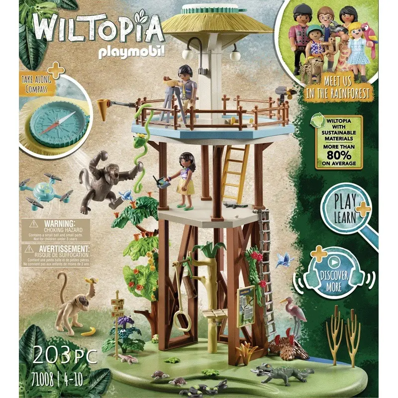 Figurine Familienhaus Baum Playmobil Wiltopia