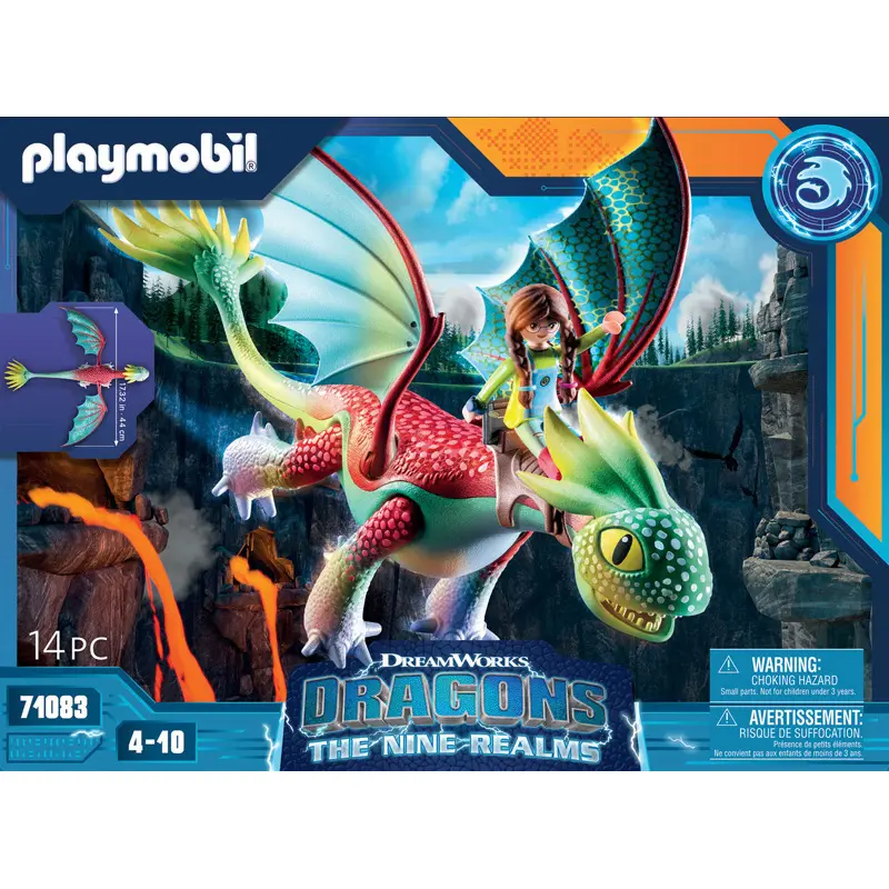 Figurine Playmobil Feathers avec Alex Dragons