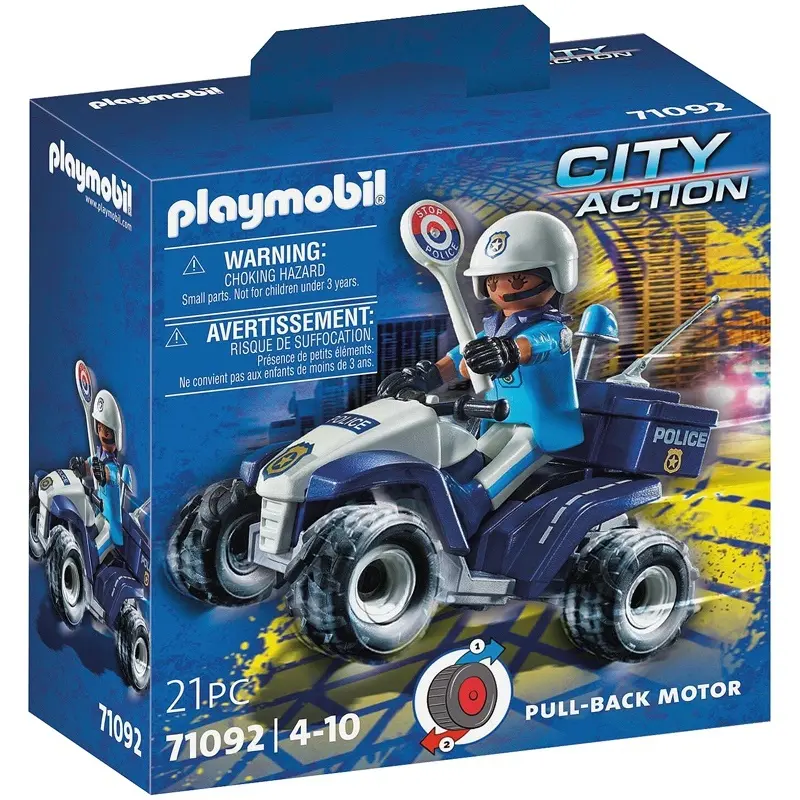4008789710925 - Playmobil City Action Polizei-Speed Quad - Polizei - 4 Jahr(e) - Mehrfarbig - Kunststoff (71092)