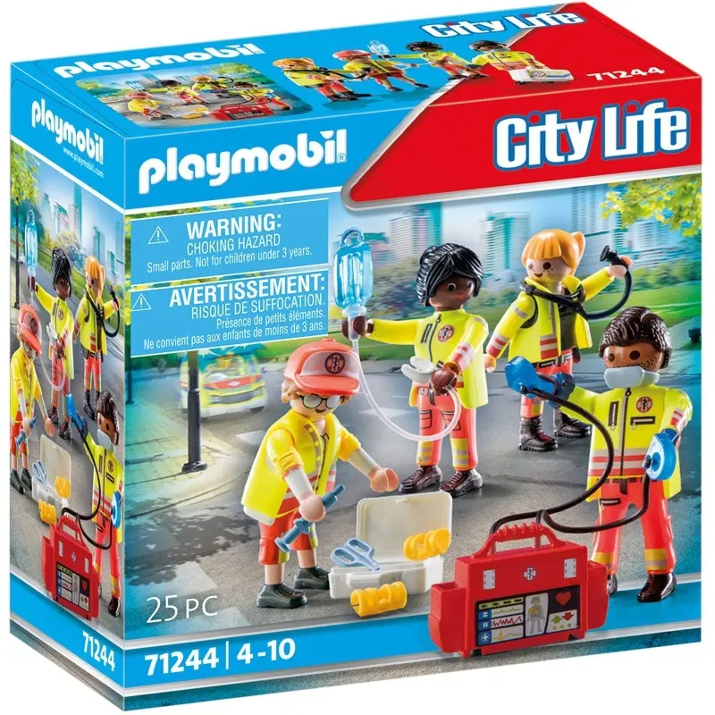 4008789712448 - City Life 71244 Rettungsteam Spielfiguren-Set 4008789712448 Playmobil