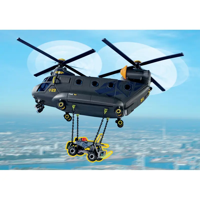 Helikopter-Action-Spiele Spezialkräfte Playmobil
