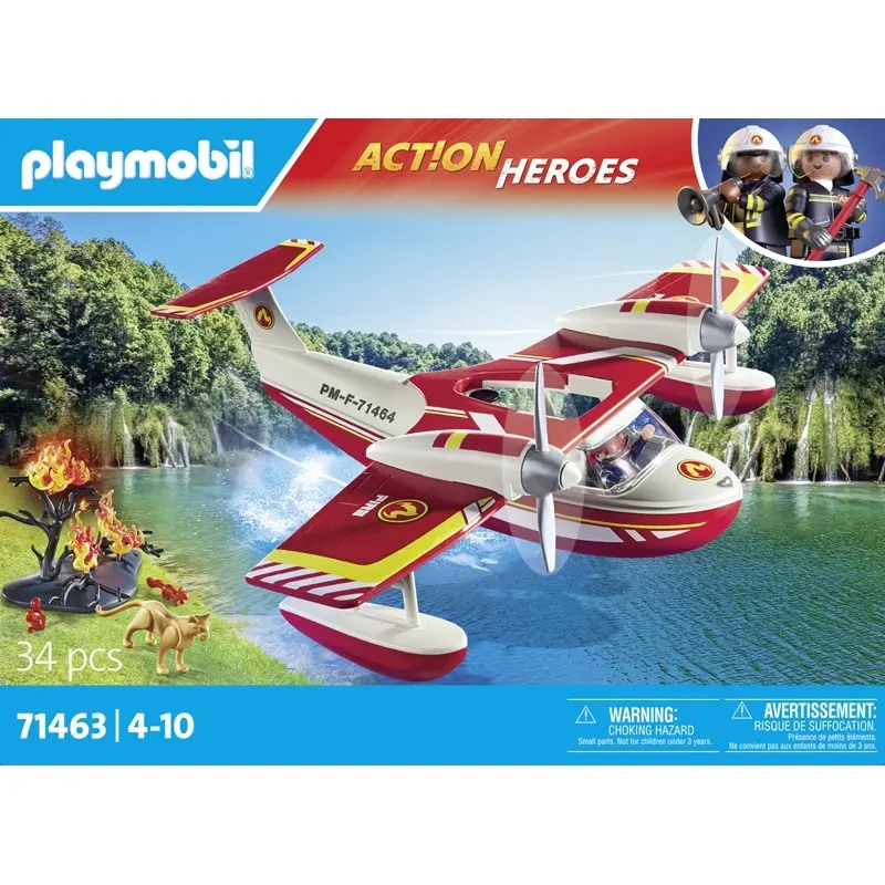 4008789714633 - 71463 City Action Feuerwehrflugzeug mit Löschfunktion Konstruktionsspielzeug