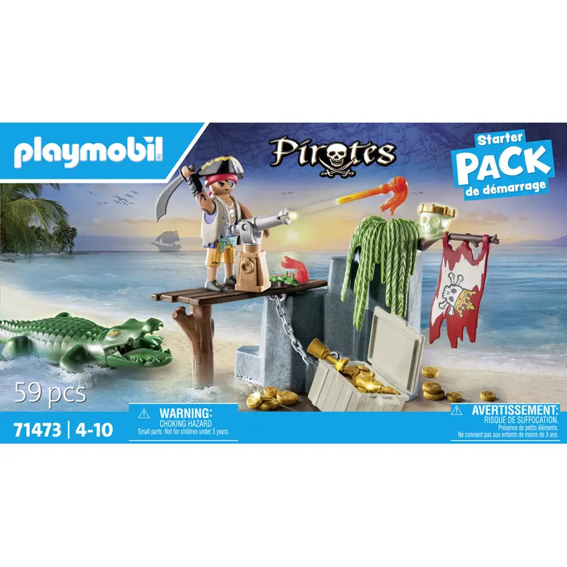 4008789714732 - 71473 Pirates Starter Pack Pirat mit Alligator Konstruktionsspielzeug