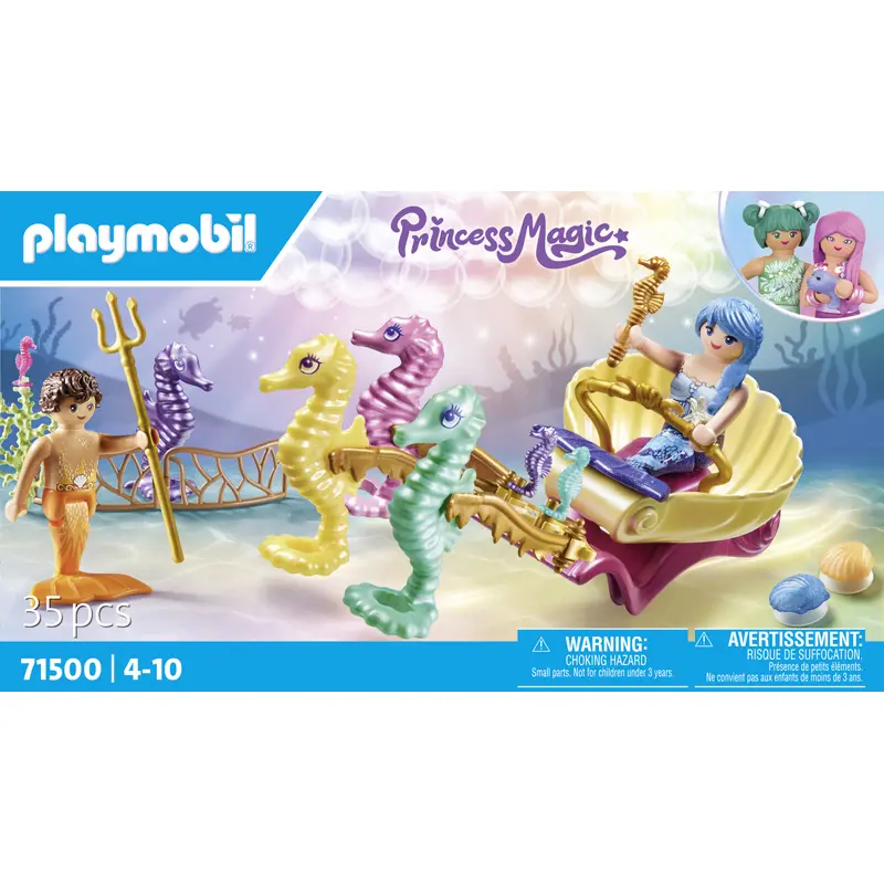 4008789715005 - 71500 Princess Magic Meeresbewohner mit Seepferdchenkutsche Konstruktionsspielzeug