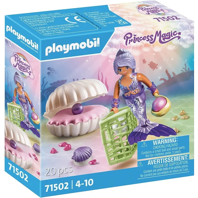4008789715029 - 71502 Princess Magic Meerjungfrau mit Perlmuschel Konstruktionsspielzeug