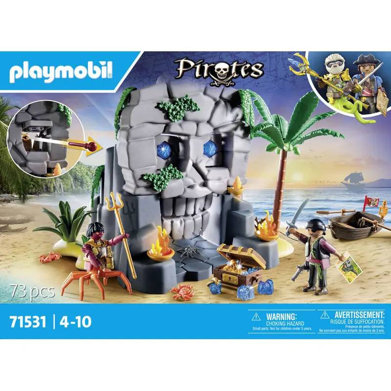 4008789715319 - Pirateninsel Schatzspieler und Meeresmonster Playmobil