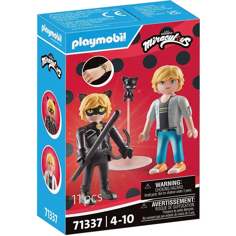 4008789713377 - Simulationspiel Adrien schwarze Katze Playmobil Miraculous