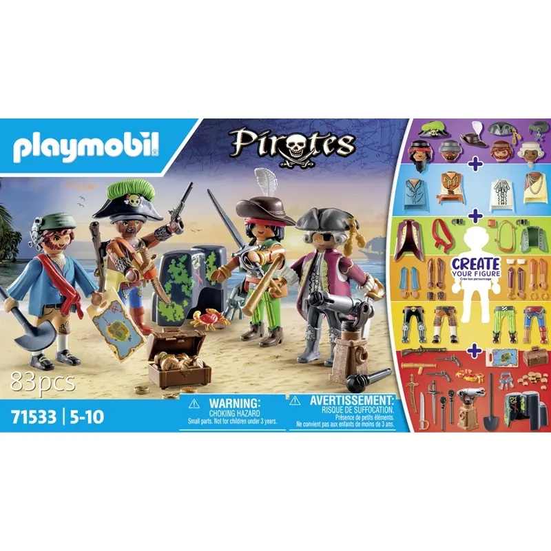 4008789715333 - 71533 My Figures Piraten Konstruktionsspielzeug 4008789715333 - 71533 My Figures Piraten Konstruktionsspielzeug