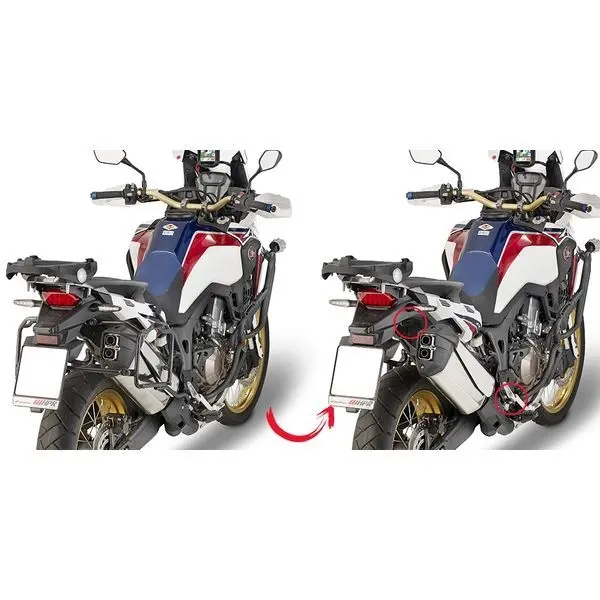 Motorrad-Seitenkofferhalter schnell Givi Monokey Honda Crf 1000L Africa Twin (16 À 17)