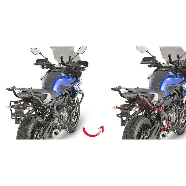 Motorrad-Seitenkofferhalter Givi Monokey Side Yamaha 700 Tracer (20)