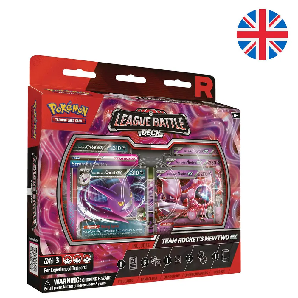 Spielzeugkiste Pokemon Trading Card Rockets Mewtwo EX Battle Deck
