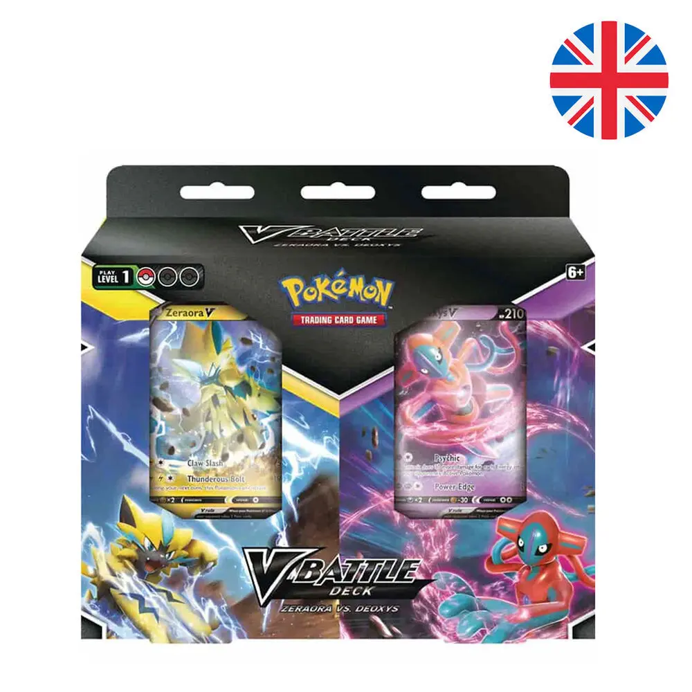 Jeux de carte Pokémon English Pokemon Deoxys vs Zeraora V Battle Deck
