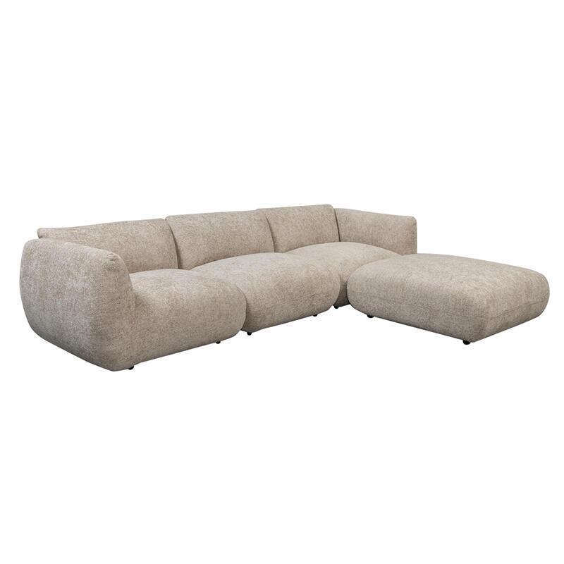 8719743530416 - 4-Sitzer Sofa mit Pouf Amsterdam