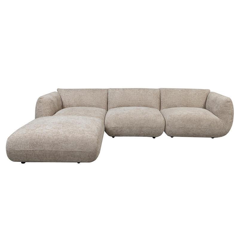 8719743530416 - 4-Sitzer Sofa mit Pouf Amsterdam
