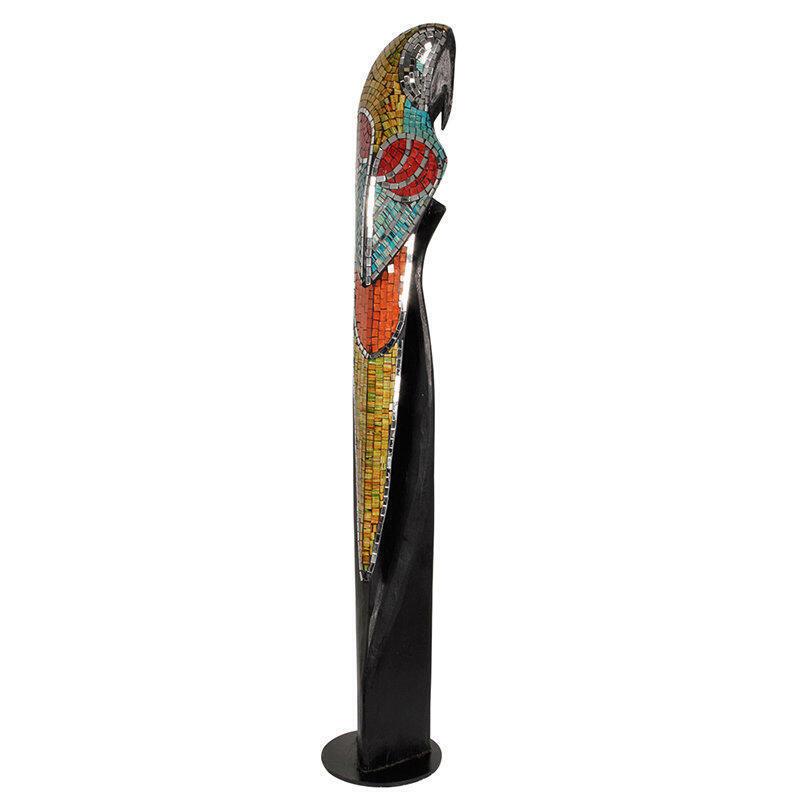 Dekoratives Objekt Pole To Pole Mosaic Parrot L