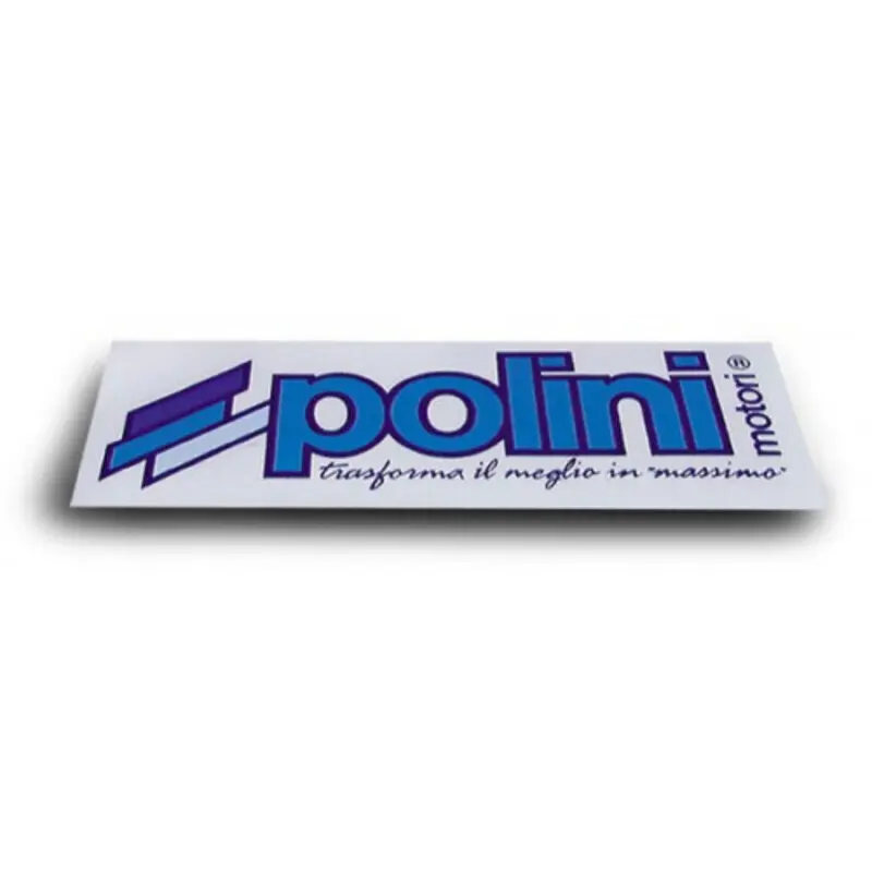 Rechteckige PVC-Aufkleber Polini