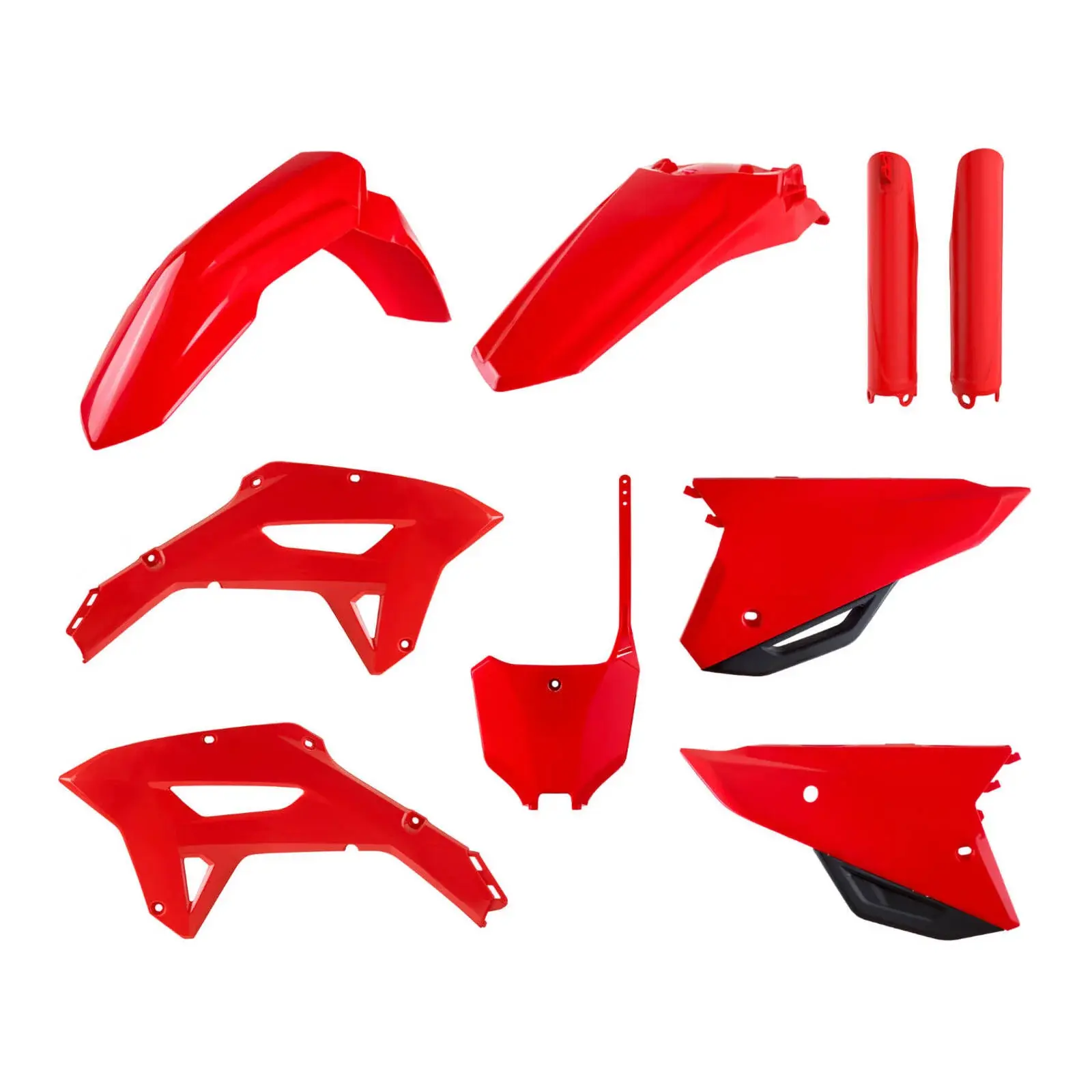 Kit Plastique Complet POLISPORT Type Origine Rouge â Honda 450 CRF-R