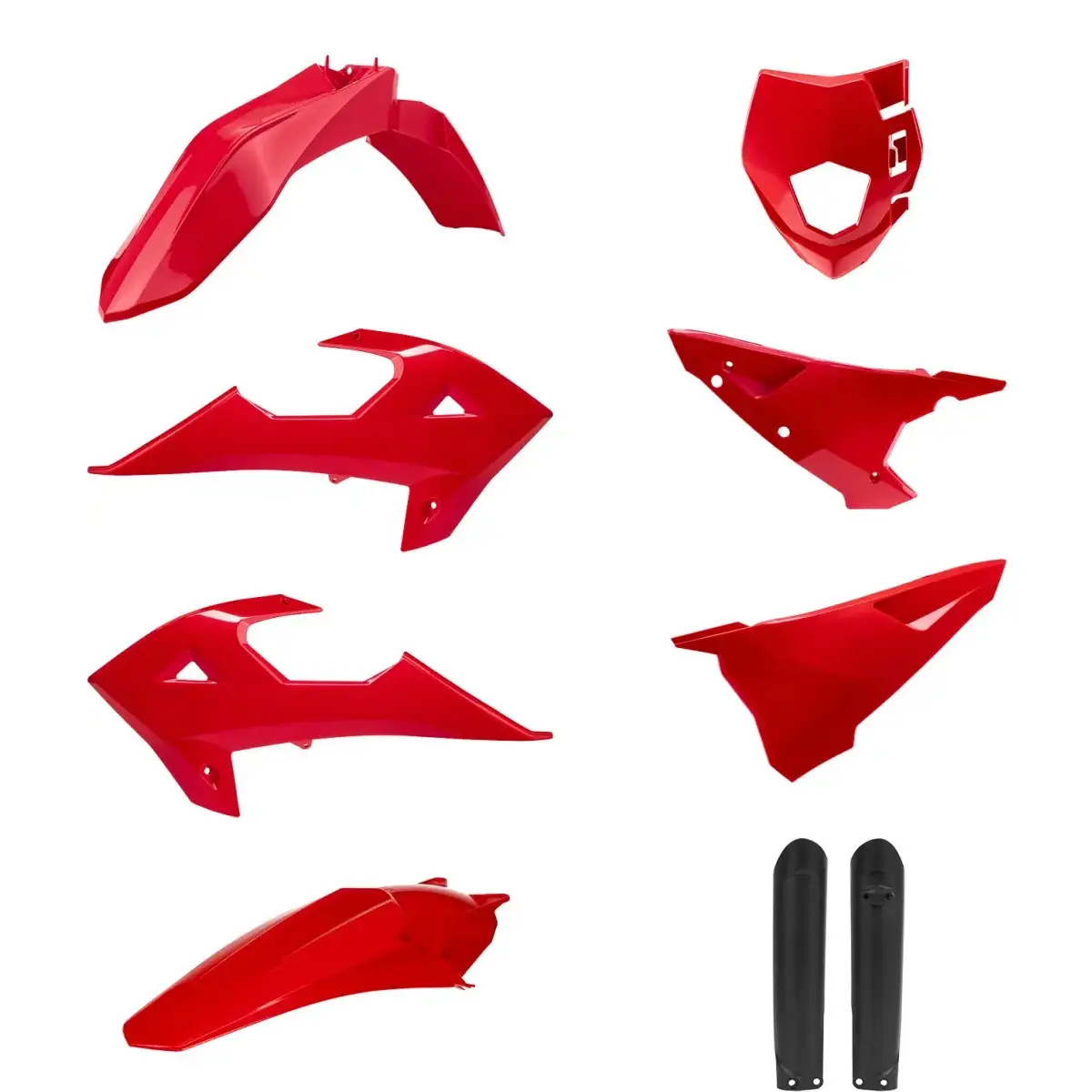 Kit plastique complet Polisport type origine rouge Rieju MR 300 21-26