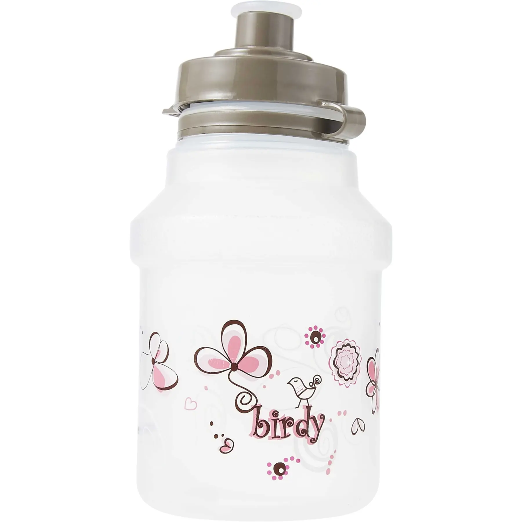 Velo Store - UK Bottle + clear bottle holder with clip-on cap Polisport Birdy | Extra 10% off with Subscription, Postage £16.79 to UK Fedex.