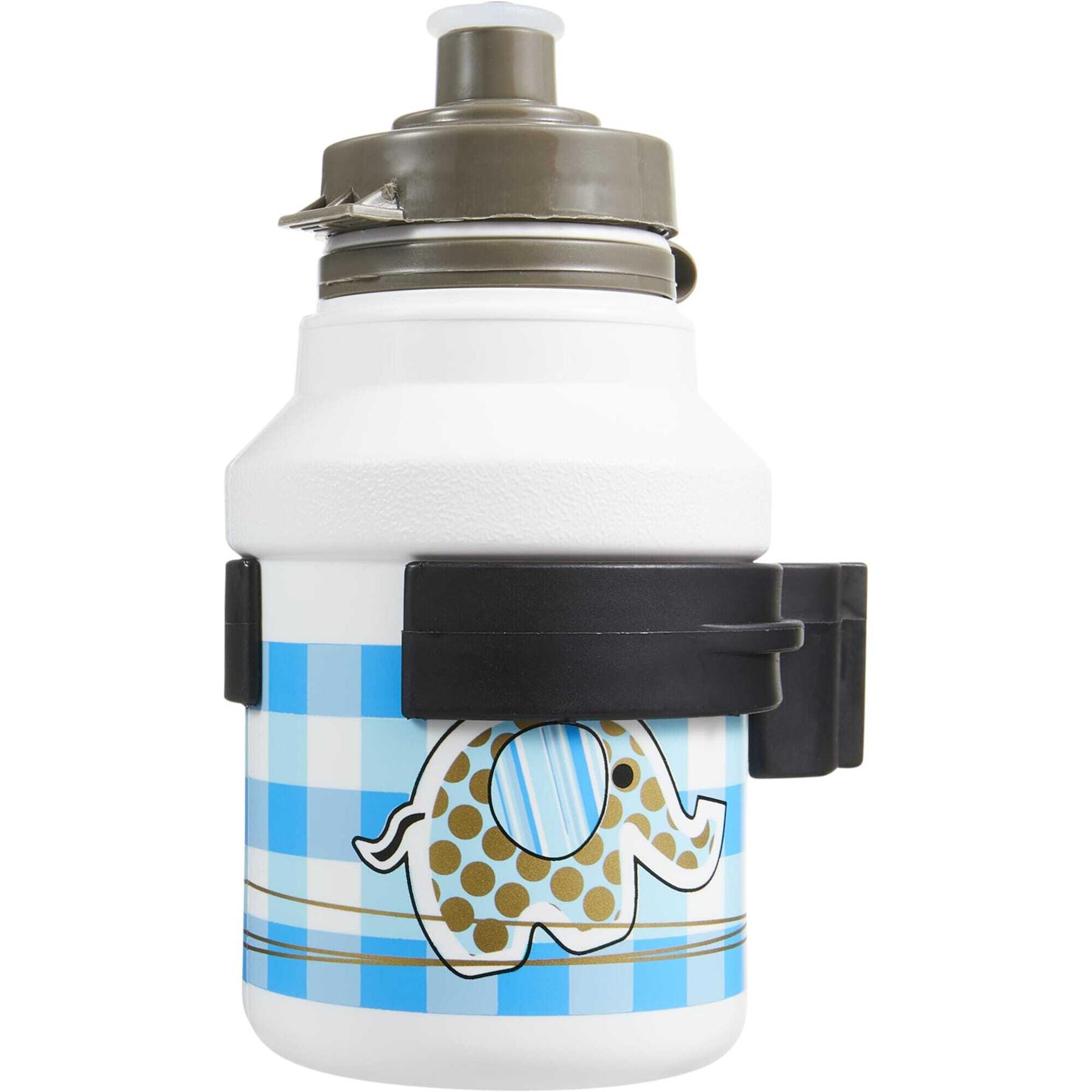 Velo Store - UK Bottle + white bottle holder with clip-on cap Polisport Elephant | Extra 10% off with Subscription, Postage £16.79 to UK Fedex.