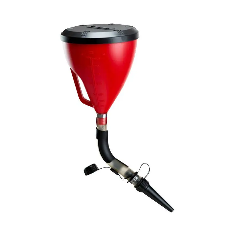 Plastiktrichter mit Schlauch und Staubschutzkappe Polisport Prooctane