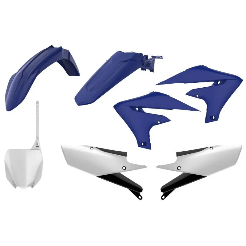 7er-Set Kunststoff-Karosserie-Karosserie Polisport Mx Yamaha 250 Yz F 2019>2022, 450 Yz F 2018>2022