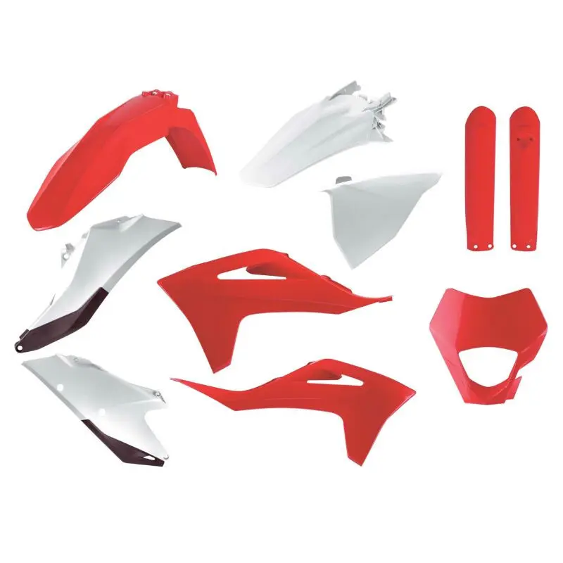 10er-Set Kunststoff-Karosserie-Karosserie Polisport Enduro Gas Gas 250, 300 Ec, 250, 350 Ec-f 2021