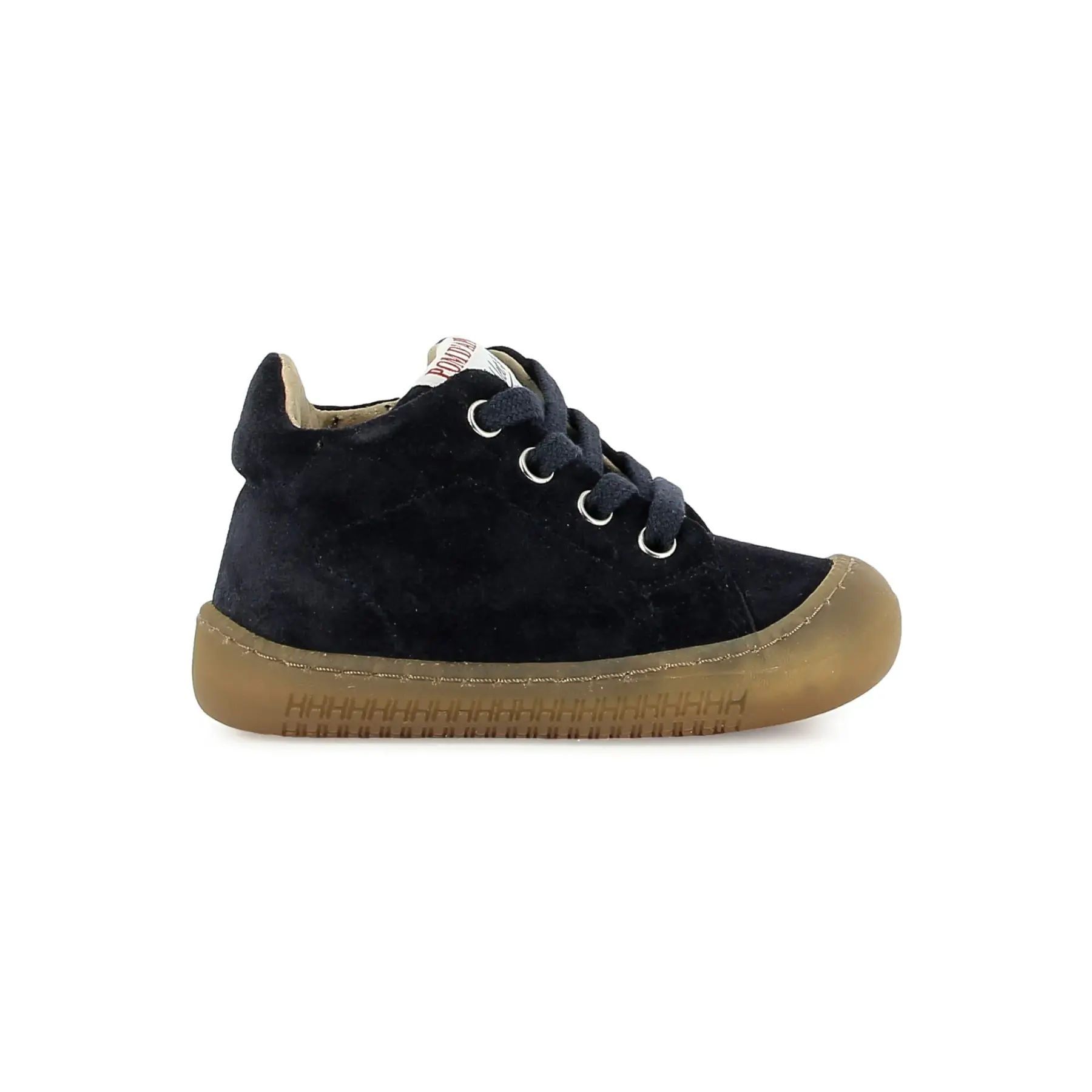 Baskets velours bébé Pom d'Api Yaka Walk