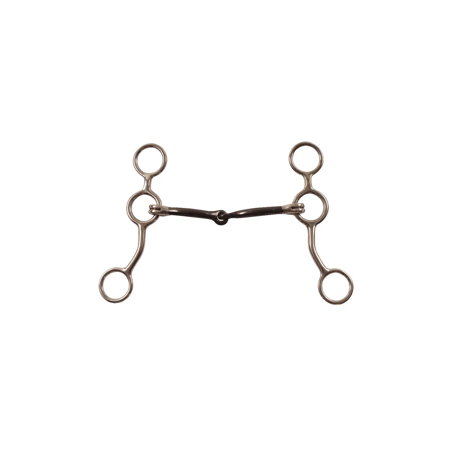 Mors pour cheval Pool's Western Barrel Imboccatura Ferro Nero