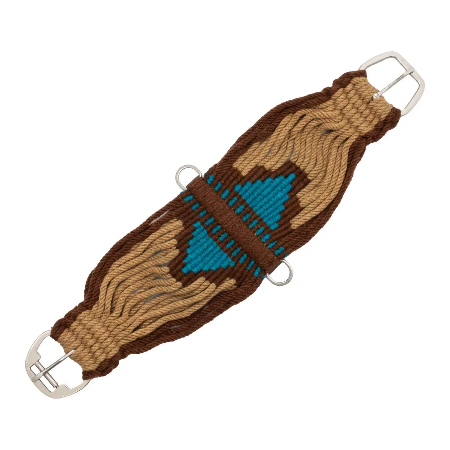 Meilleurs prix pour Sangle western pour cheval en mohair au design aztèque Pool's