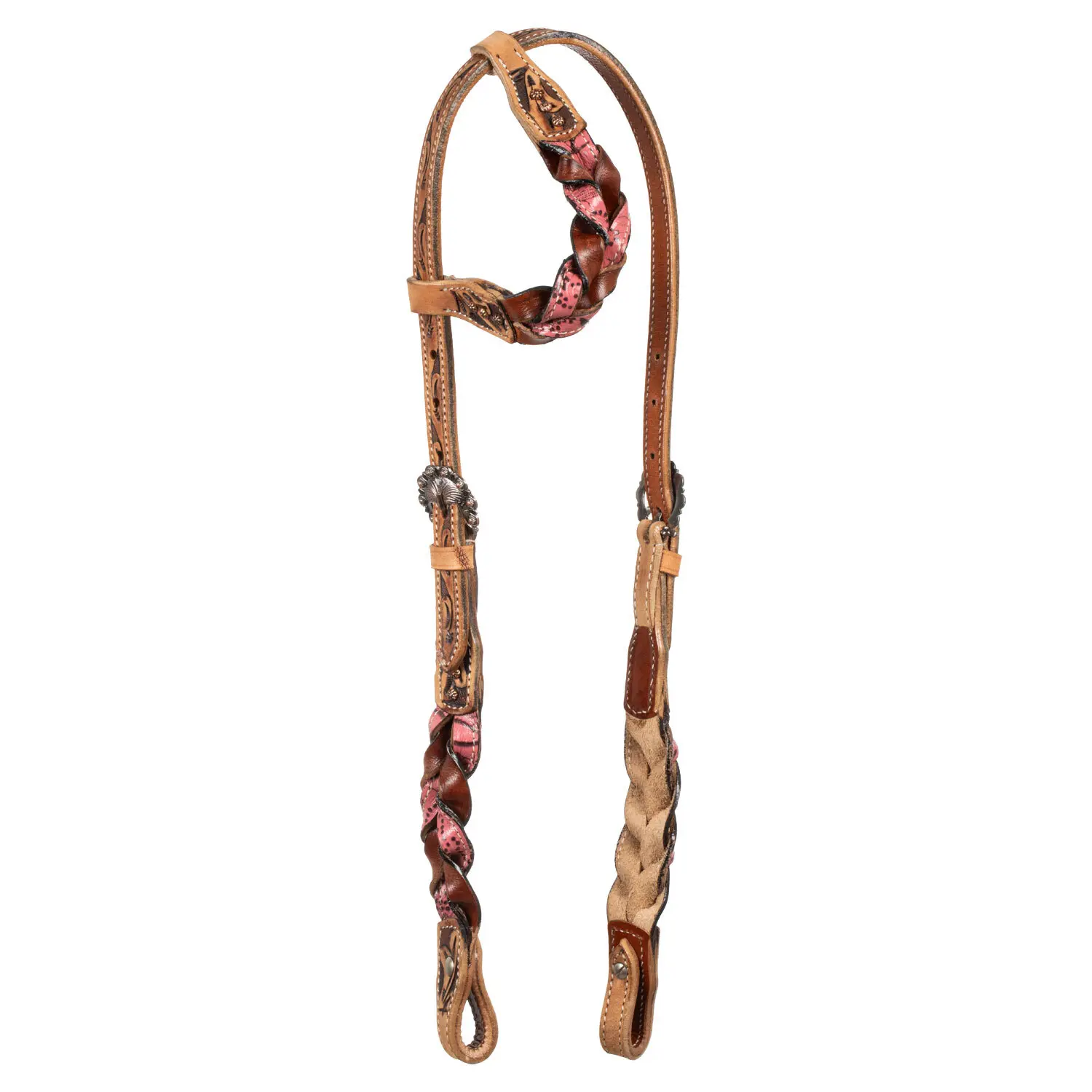 Pool's Marron One-Ear Riding Bridle