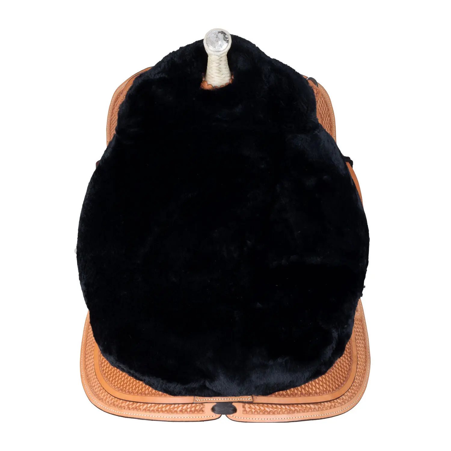 Housse de selle Western avec 6 sangles élastiques en tissu Oxford imperméable et indéchirable pour la plupart des selles de cheval de taille normale Bleu