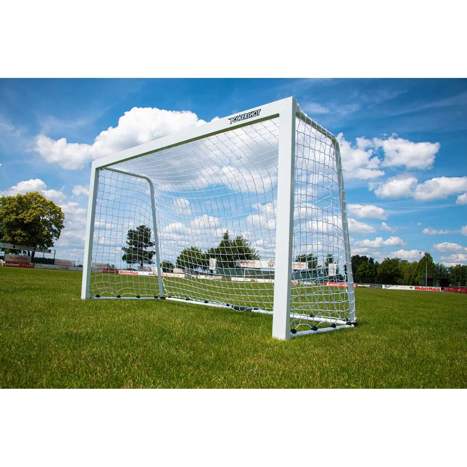 Mini Fussballtor aus Aluminium - Blanc - unisex - Size: 2x1,2 m