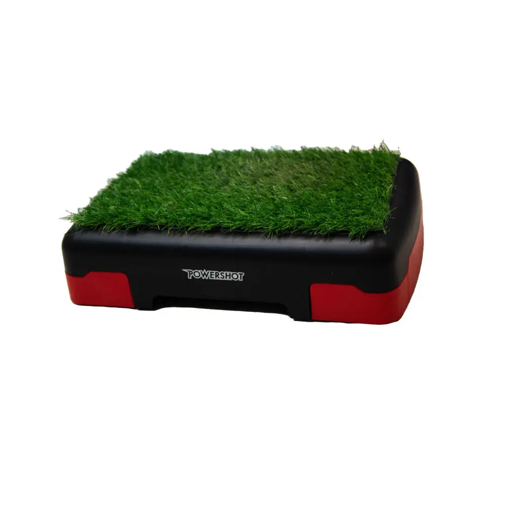 Powershot Step avec gazon synthétique , Noir, Taille 45x28x10 cm