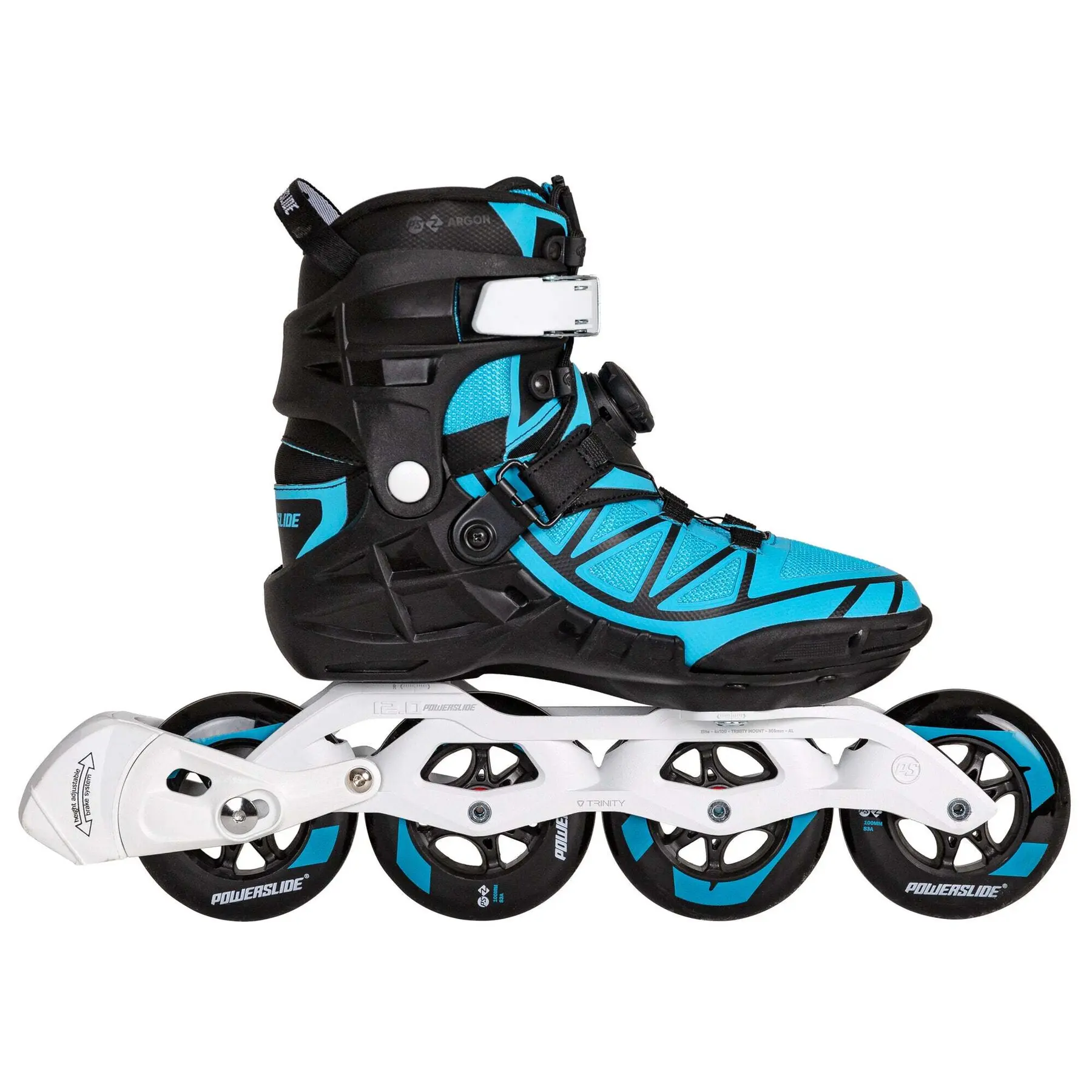 Фото - Роликові ковзани POWERSLIDE Rol quad  Phuzion Argon 100 Bleu 940695 