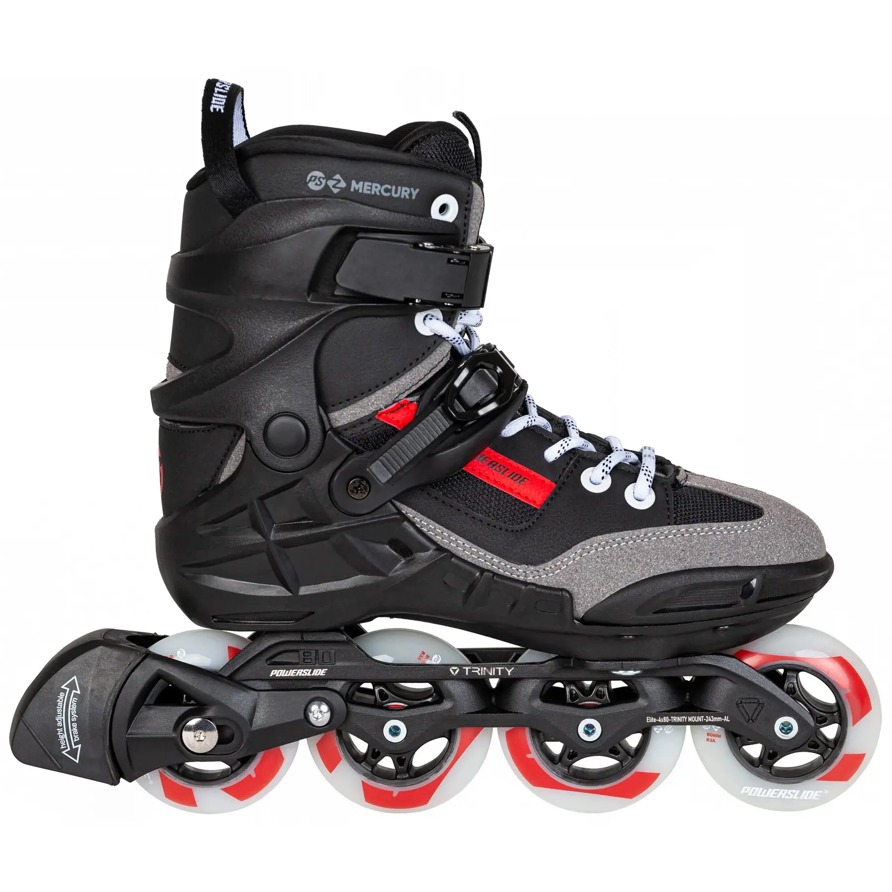 Inline-Skate-Schuhe Powerslide Phuzion Mercury 80