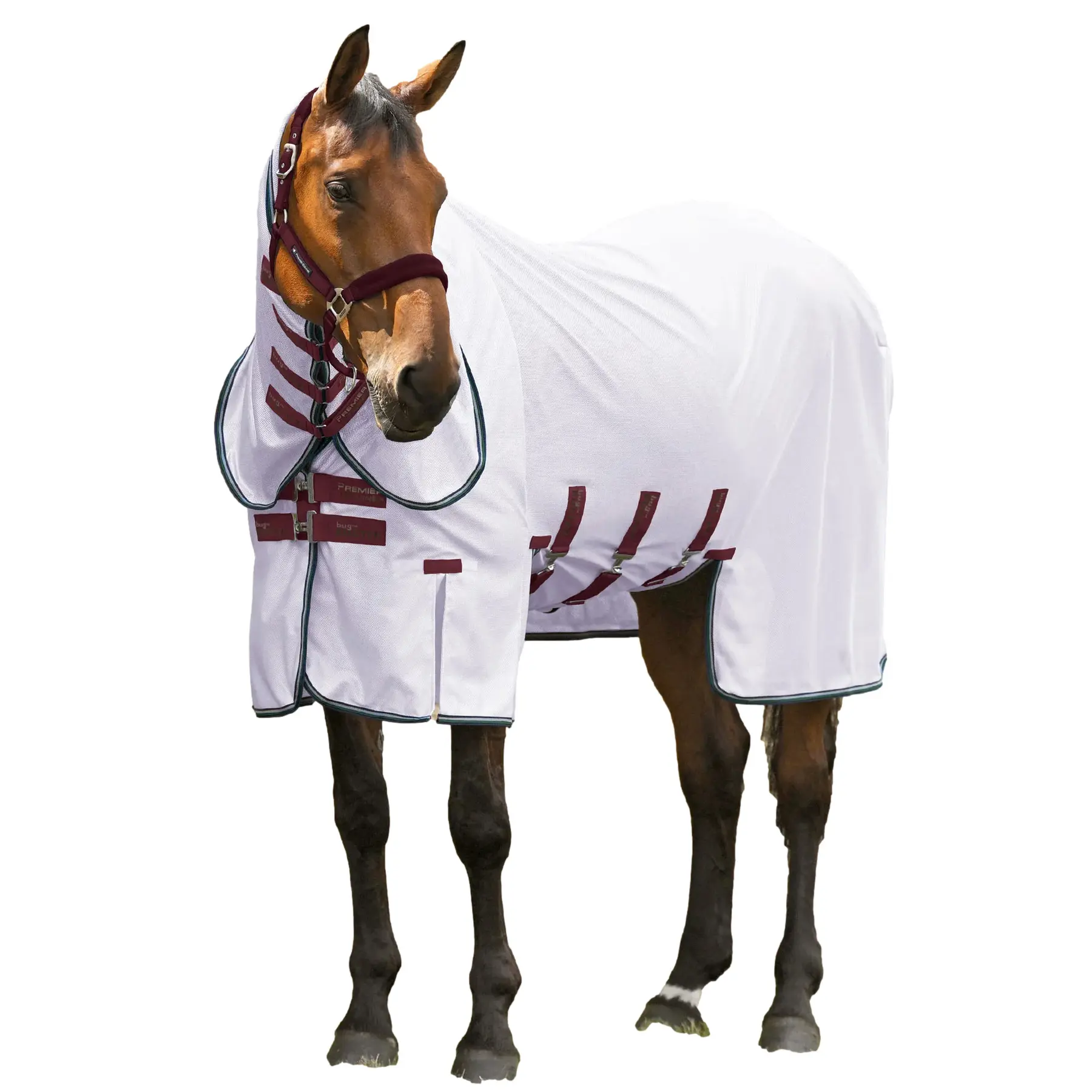 Comparer les prix de Couverture anti-mouches pour cheval Premier Equine Combo Bug Buster
