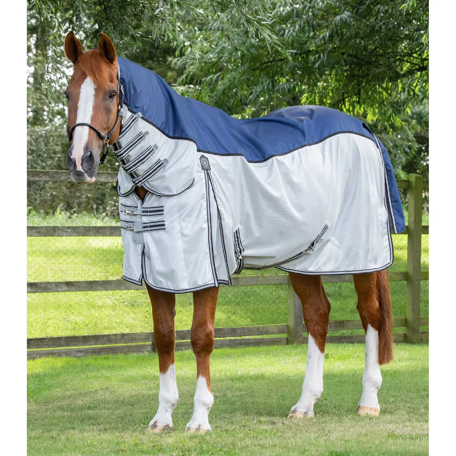Comparer les prix de Couverture anti-mouches pour cheval avec sursangles Premier Equine ShowerTex 0 g