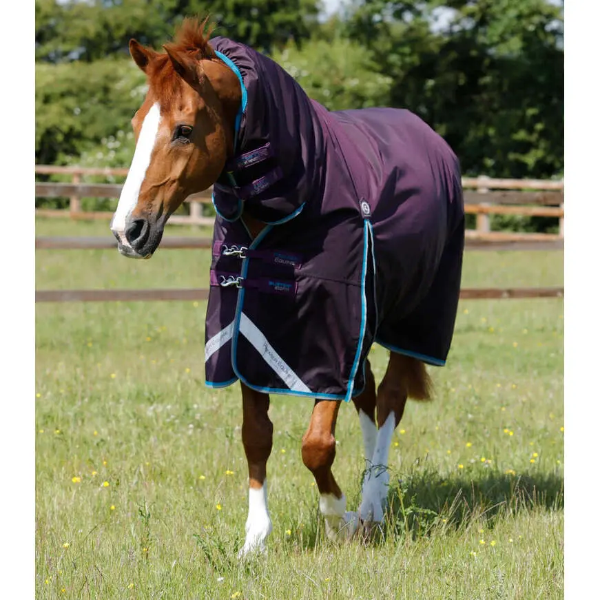 Comparer les prix de Couverture d'extérieur imperméable pour cheval avec couvre-cou  Premier Equine Buster Storm 100 g
