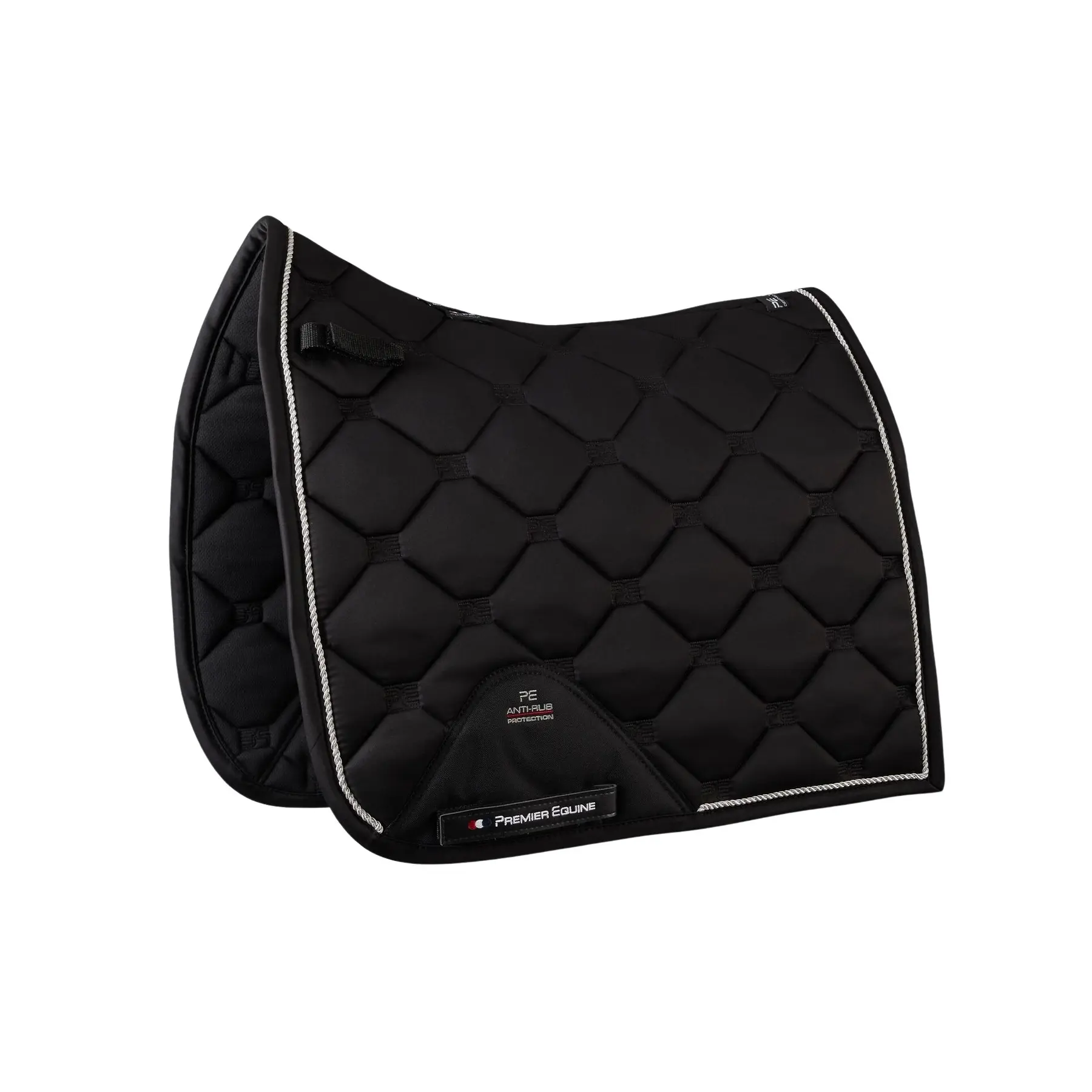 Premier Equine Noir Dressage Saddle Pad Saltare Close Contact