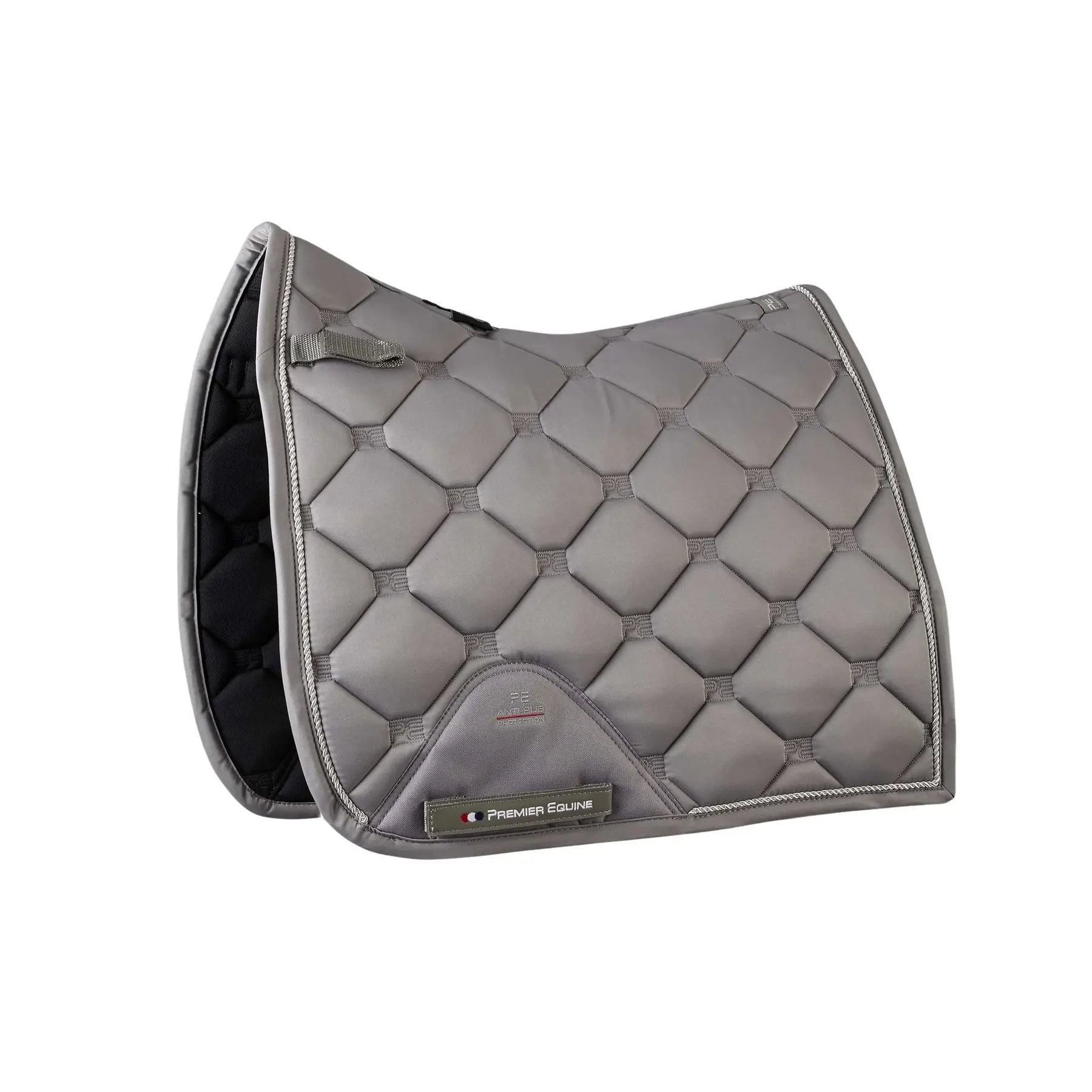 Premier Equine Gris Dressage Saddle Pad Saltare Close Contact