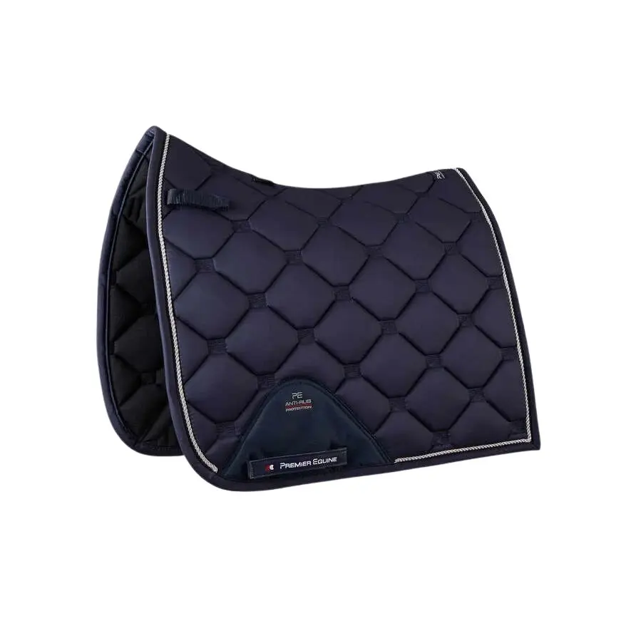 Premier Equine Bleu Dressage Saddle Pad Saltare Close Contact