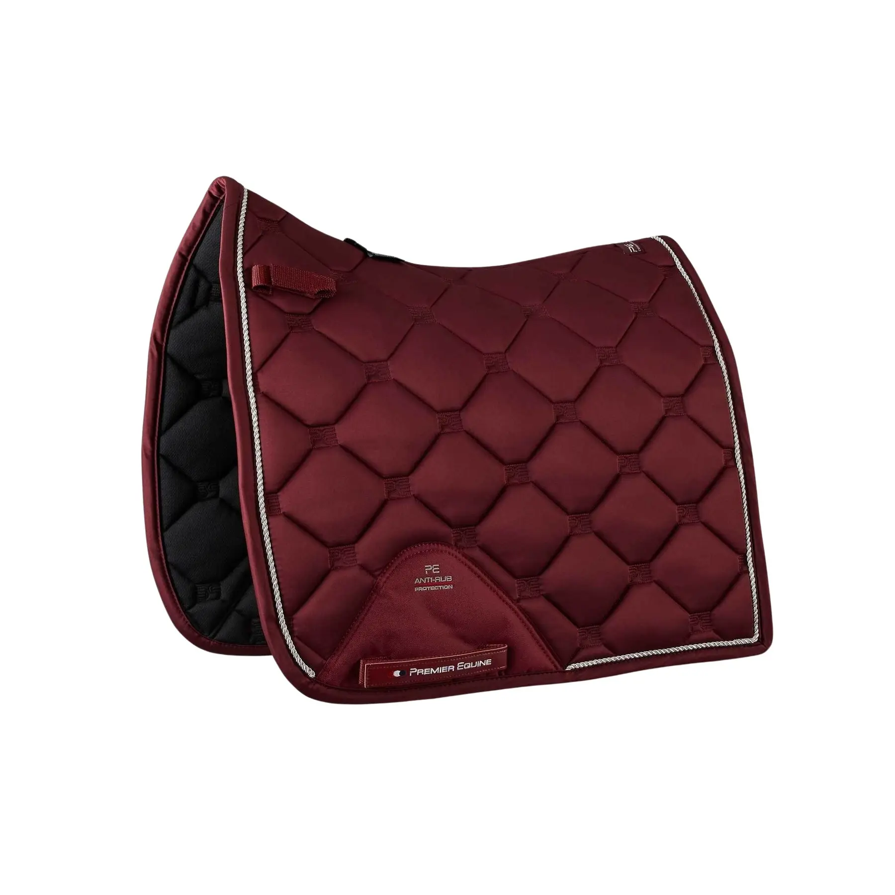 Premier Equine Rouge Dressage Saddle Pad Saltare Close Contact
