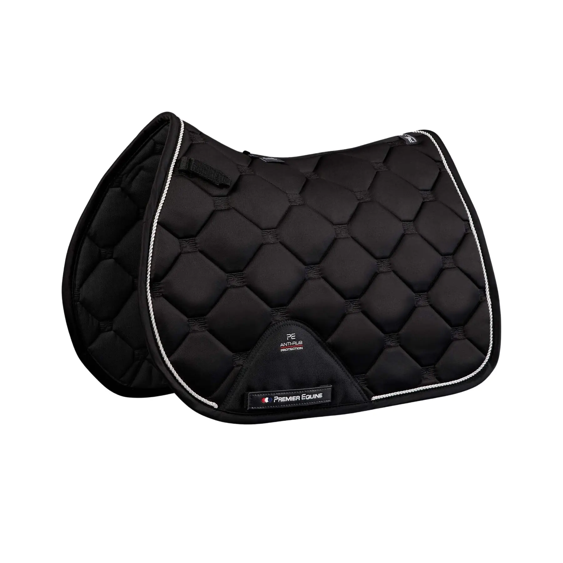 Premier Equine Noir Saddle Pad For Horses Saltare Close Contact