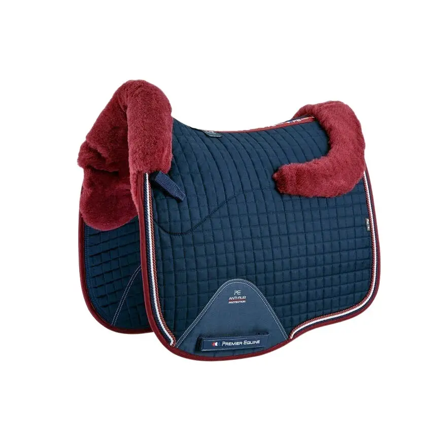 Premier Equine Bleu Merino Wool Dressage Saddle Pad For Horses Capella Cc Square