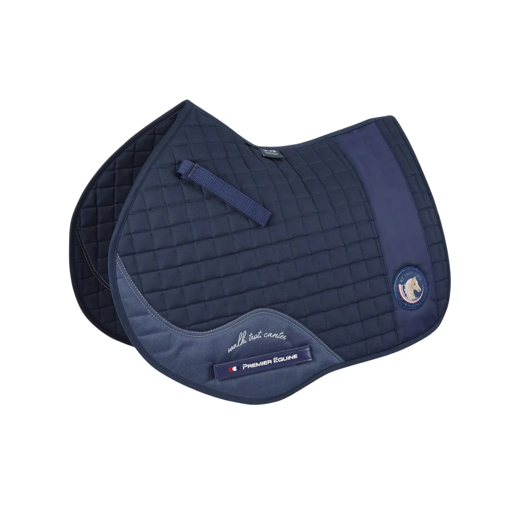 Comparer les prix de Tapis de selle pour cheval coton Premier Equine MPJ GP / Jump Plain