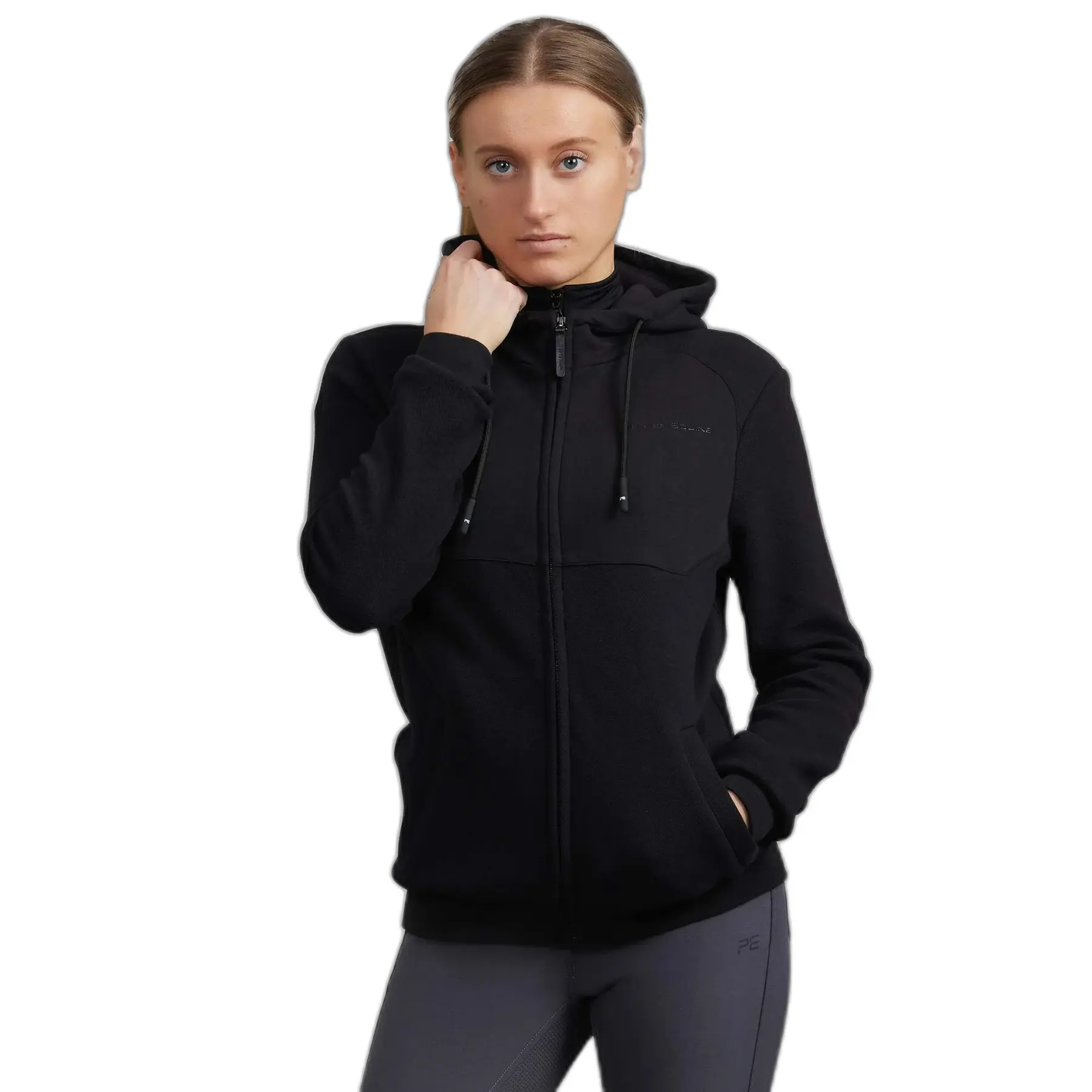Meilleurs prix pour Sweatshirt équitation full zip à capuche femme Premier Equine Legato